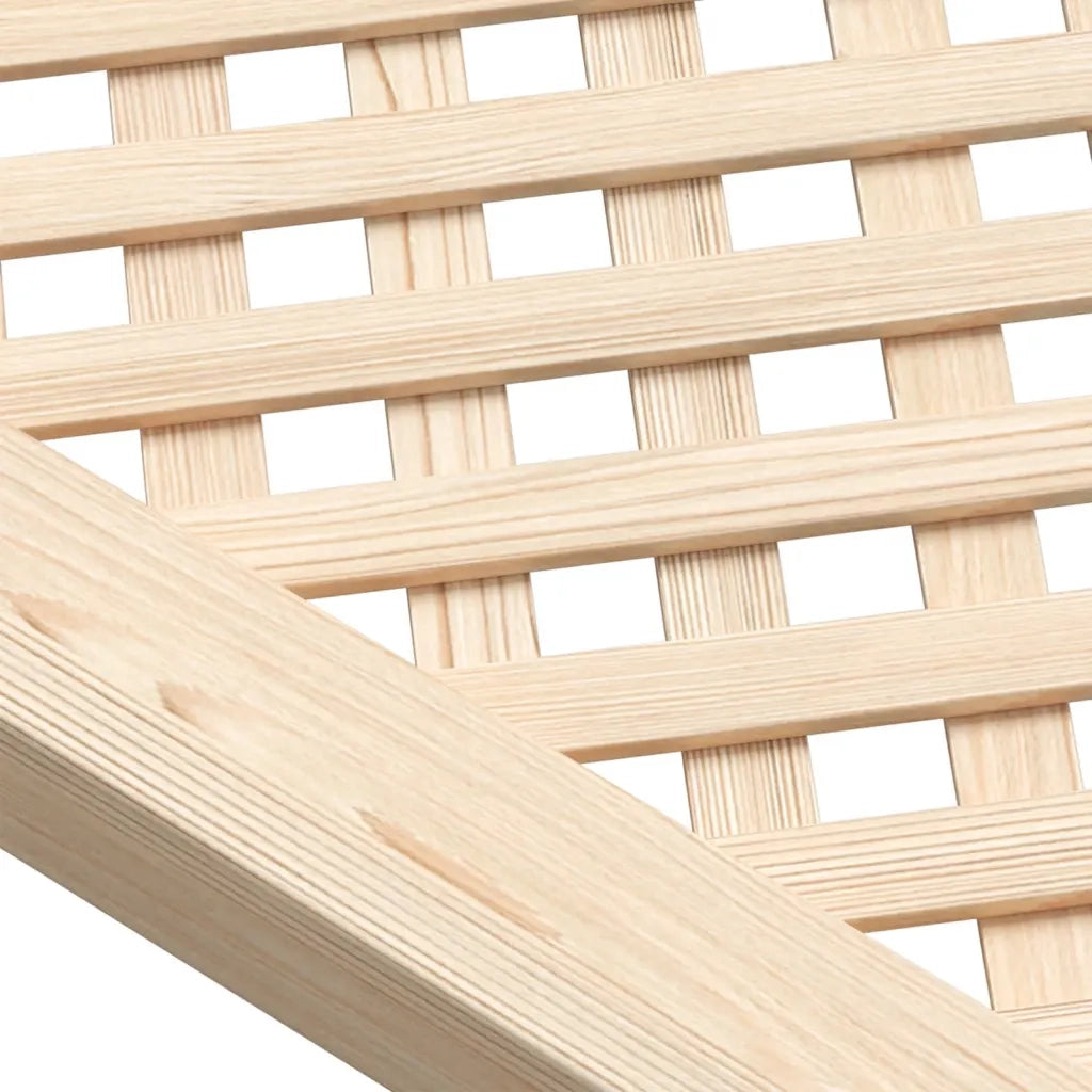 Ante con Design a Reticolo 2 pz 49,5x39,5 cm in Legno di Pino 372788