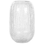 Vaso da fiori di forma rotonda vetro trasparente 28 cm stile moderno minimalista