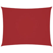 Parasole a vela | Telo Ombra | Vela da ombra Oxford Rettangolare 2,5x3,5 m Rosso