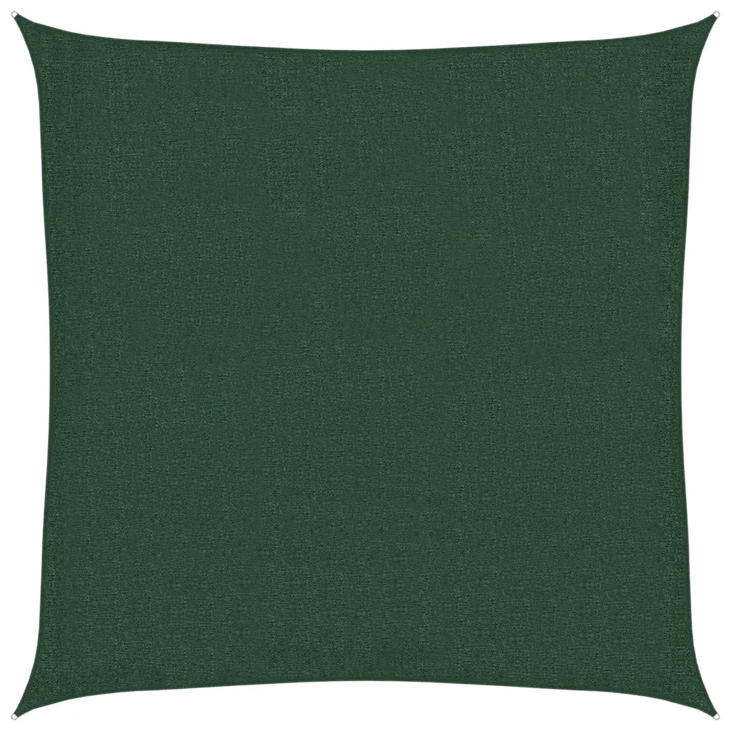 Vela Parasole 160 g/m² Verde Scuro 2,5x2,5 m in HDPE 311438