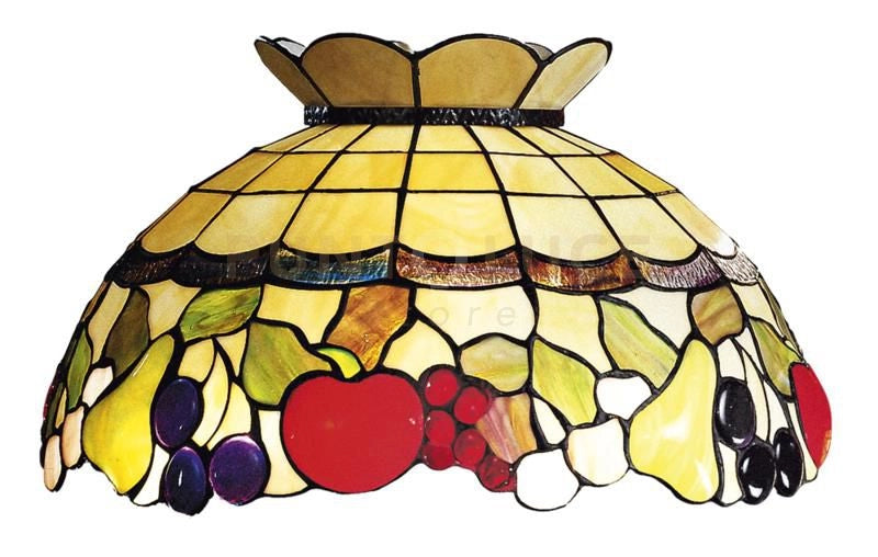 FRUIT SOLO PARALUME IN VETRO TIFFANY  D.55CM