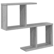 Scaffale da parete Sonoma grigio 60 x 12 x 50,5 cm 8012265