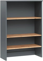Mobile da bagno Viktor, Antracite/quercia dorata, 68 x 100.4 cm con ripiani aperti, da montare a parete per spazio aggiuntivo nel bagno