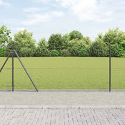 Palo della recinzione Grigio 25 x 0,8 m (rete da 13 mm)