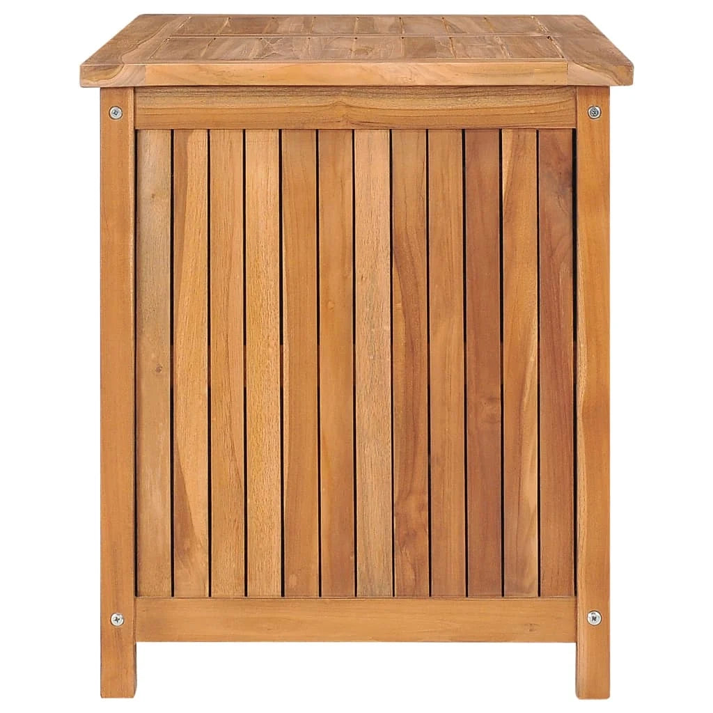 Cassetta portaoggetti per mobili da giardino 90 x 50 x 58 cm in legno massello di teak 02_0013054