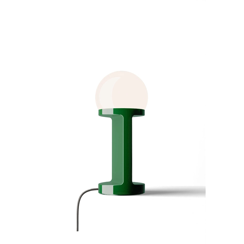 Lampada Da Tavolo Classica Habea Ceramica Verde Bali 1 Luce E14
