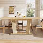 Tavolo da pranzo allungabile 120-160x80 cm in MDF marrone