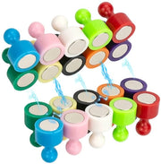 20 magneti colorati, forti magneti per frigorifero, punte magnetiche, magneti conici, 12 x 20 mm magneti multifunzionali per whiteboard per uso domestico, scolastico e ufficio (10 colori)