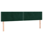 Testiera | Testata Verde Scuro 200x5x78/88 cm in Velluto