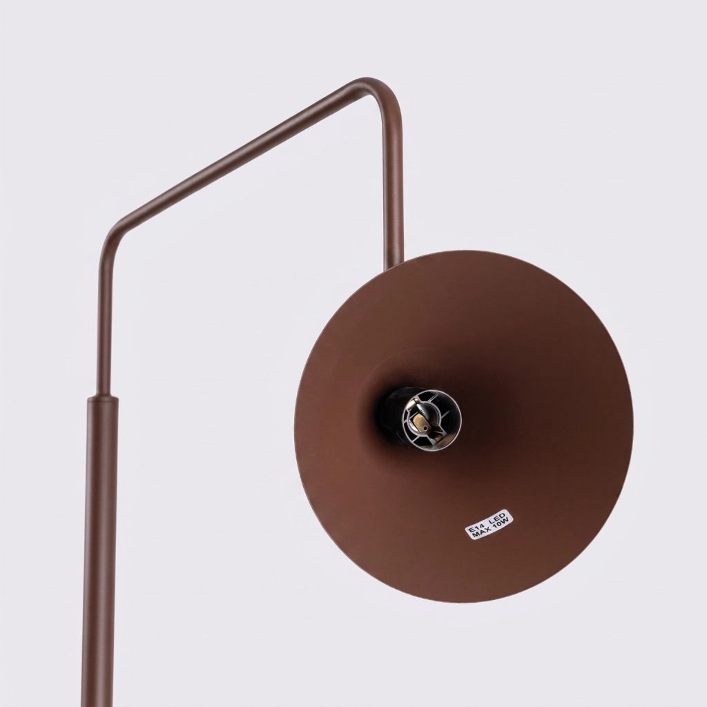 Lampada da terra NOX marrone