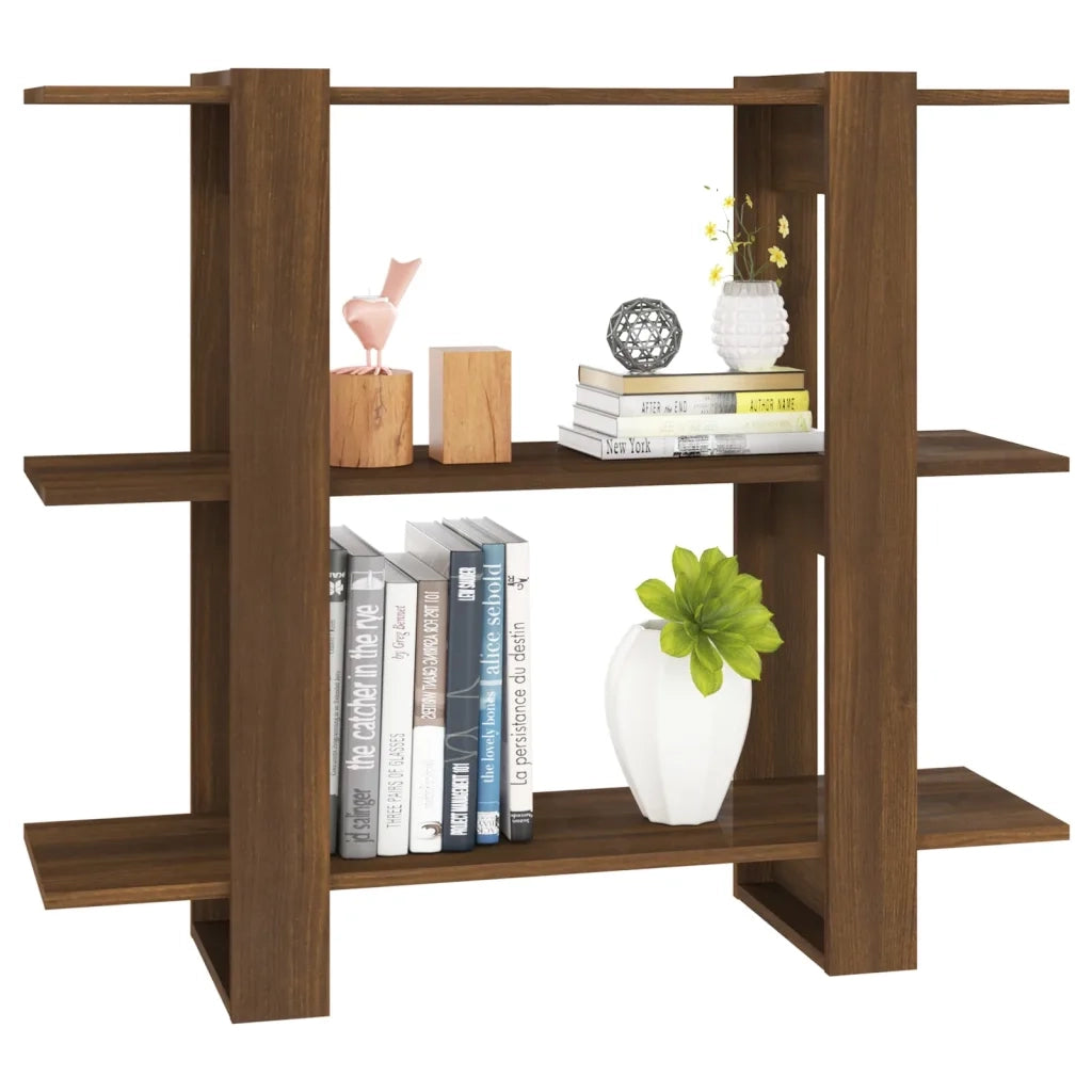 Libreria/Divisorio Rovere Marrone 100x30x87 cm 813568