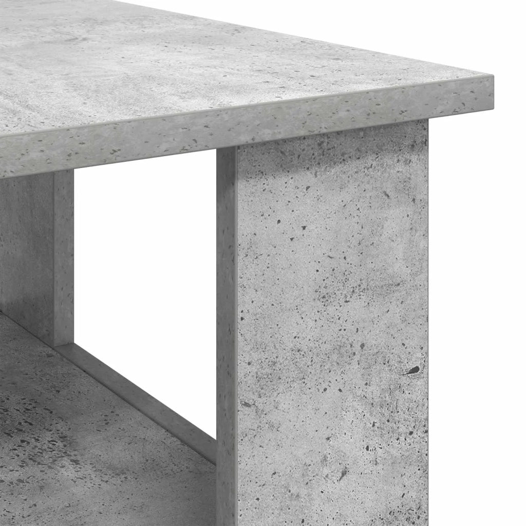Tavolino da salotto Grigio cemento 90 x 50 x 45 cm 8000255