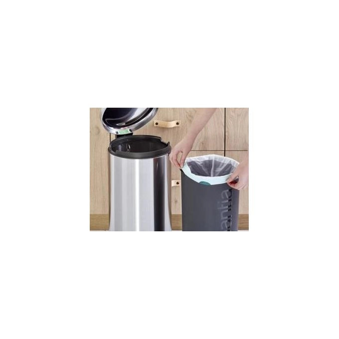 Brabantia 111822 bidone per la spazzatura 30 L Rotondo Acciaio inossidabile