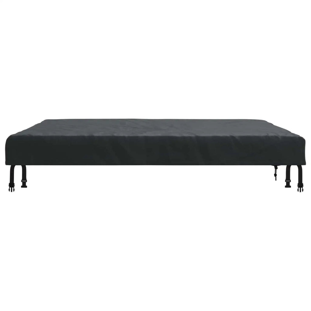 Copertura Tavolo Tinta unita Nero 142 x 142 x 15 cm Tessuto 4106094
