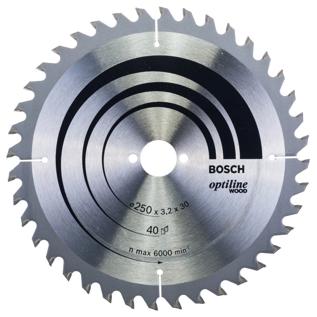 2608640670 - Lama per seghe da banco Optiline Wood 250 x 30 x 3,2 mm, 40