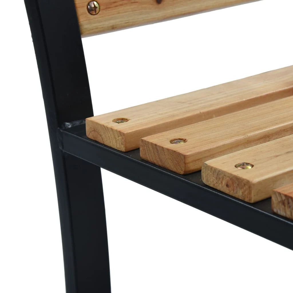 Panca da giardino mobili da esterno terrazza 120 x 53 x 77 cm legno 02_0011191