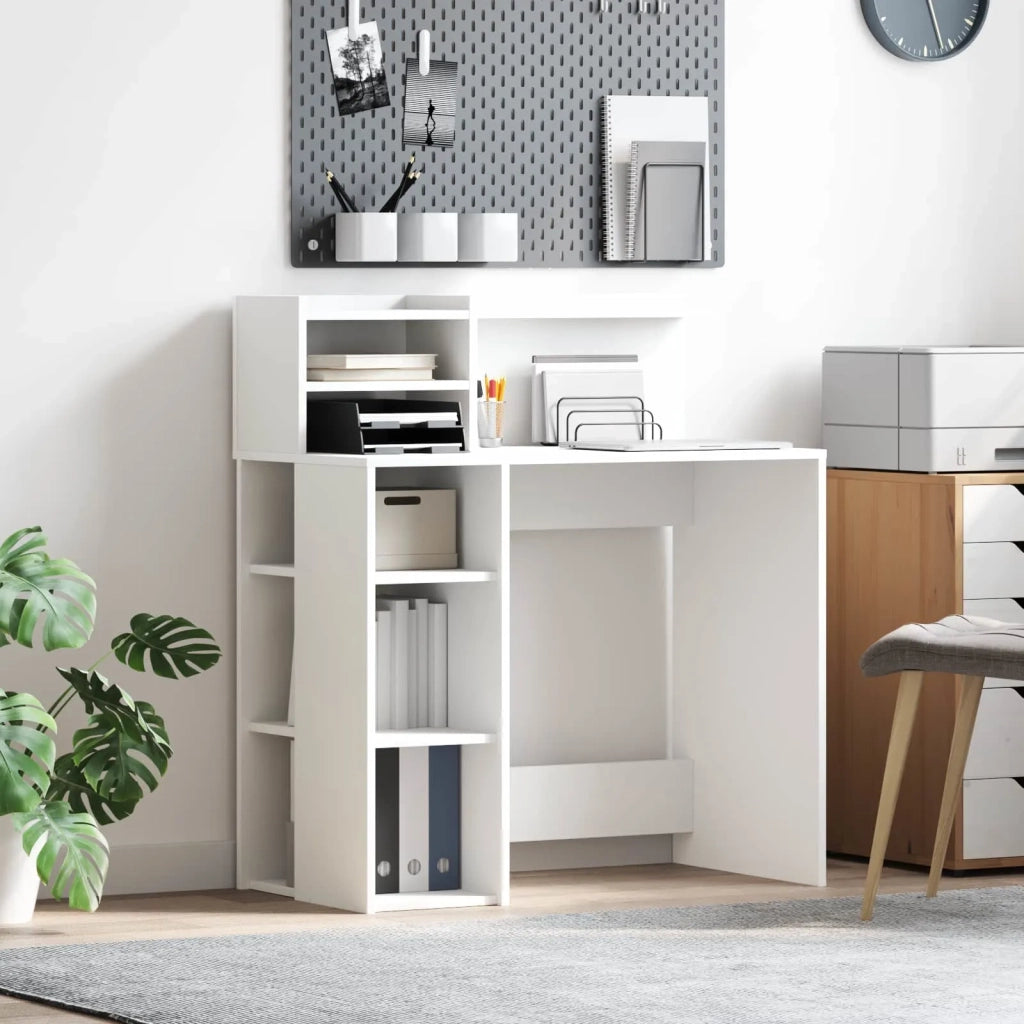 Scrivania Bianco 90 x 48 x 101,5 cm Legno multistrato 869522