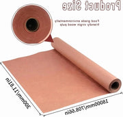 Papier per BBQ - Carta Kraft per Grill, Forno a Legna, Pesce, Carne - 30 cm x 18 m - Rosso