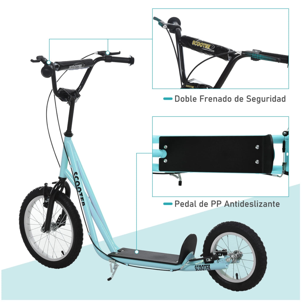 Patinete per bambini ¨C zephmum ¨C 135x58x88 cm, blu