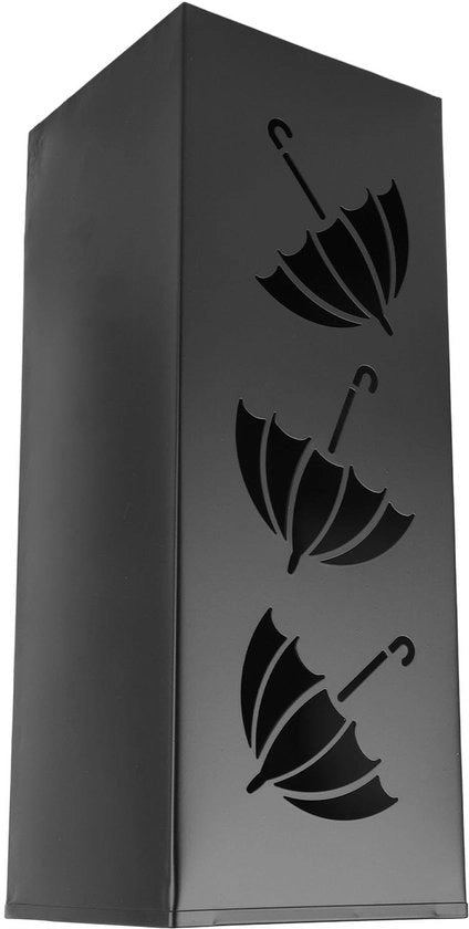 Organizzatore di Ombrelli in Acciaio Inox - Progettato per Risparmiare Spazio - Dimensioni 42x16x16cm - Costruzione in Acciaio Stainato - Stile Elegante e Resistente ai Colpi