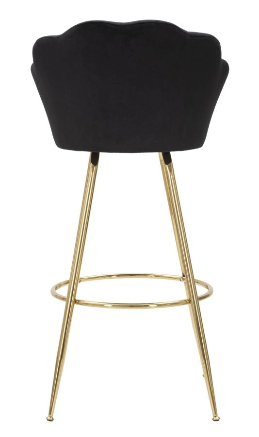 SGABELLO BAR VIENNA NERO CM 55X53X110