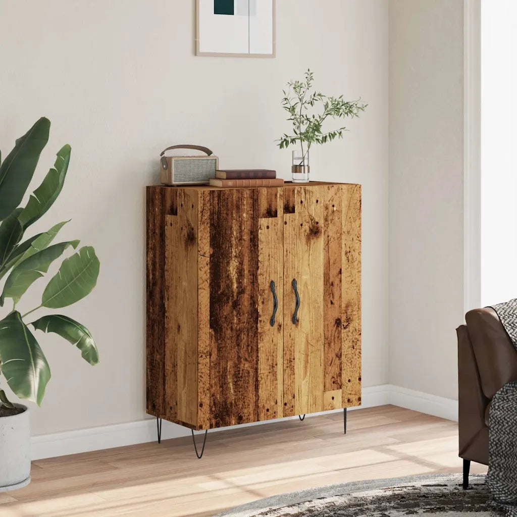 Credenza-Buffet-Armadio da cucina Legno Antico 69,5x34x90 cm in Legno Multistrato 513975