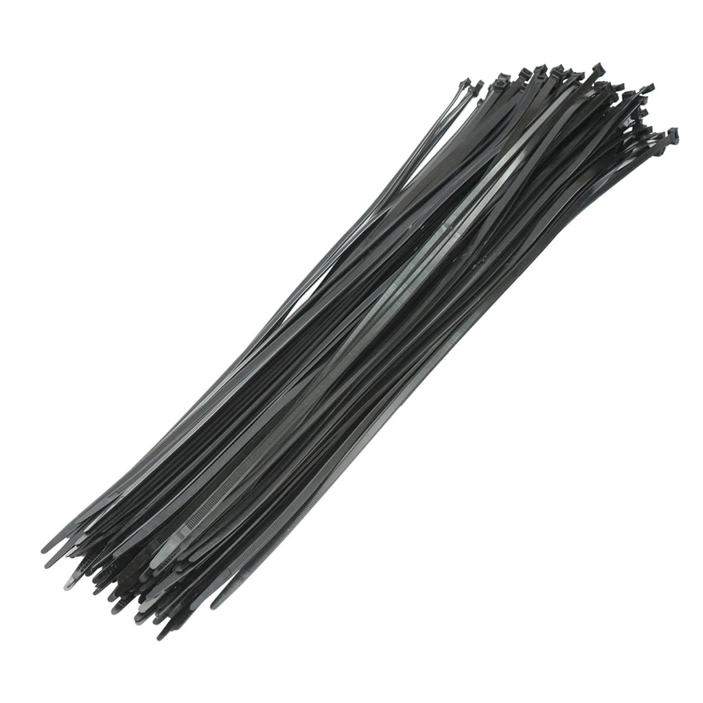 Fascette in plastica nere 9×750 mm – set da 100 pezzi Breckner Germany