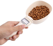 Misuratore di Cibo per Cani Digitale con Display LCD - Precisa Misura del Cibo per Cani - Bicchiere Preciso per Cani - Adatto per Cani - trasparente