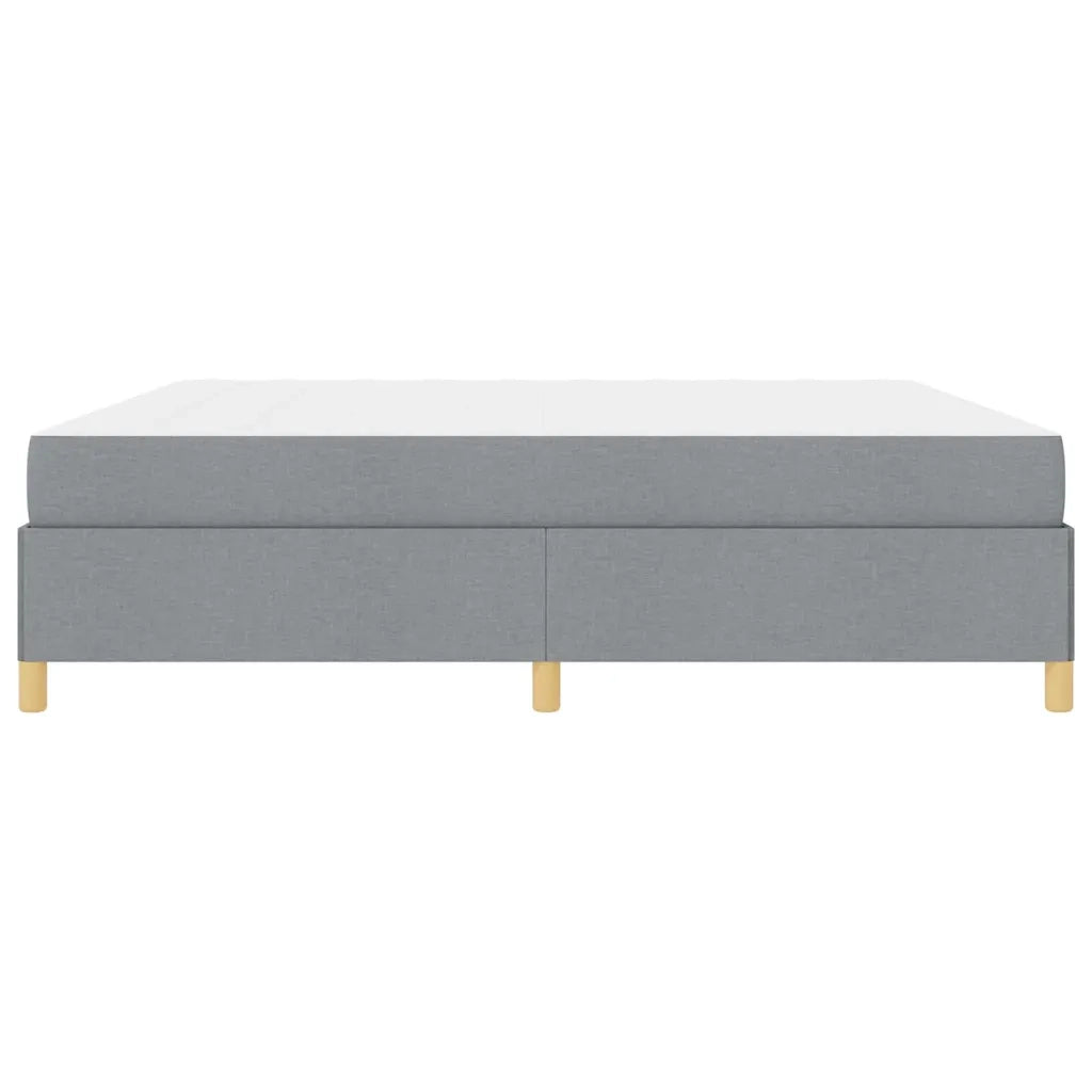 Struttura del letto Grigio chiaro 200 x 200 cm Tessuto 3398962