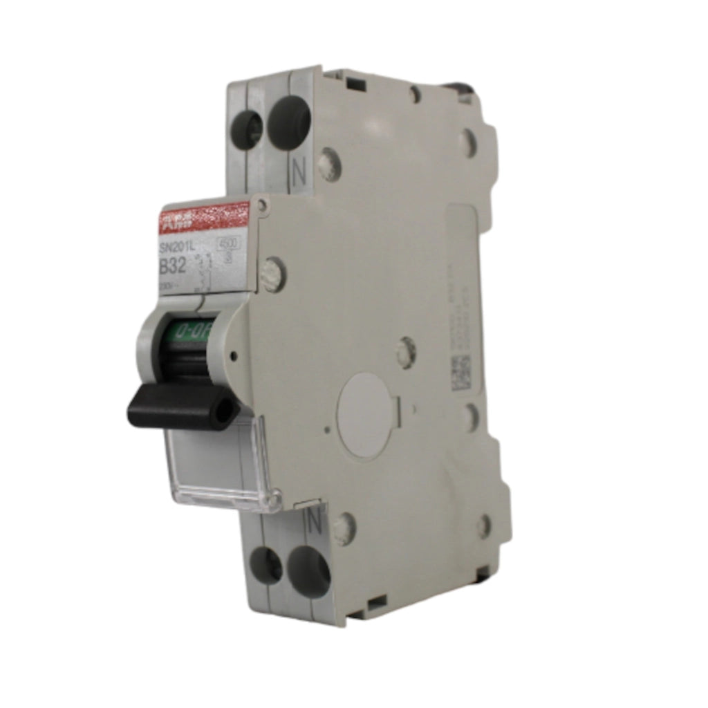 Interruttore magnetotermico 1P+N 1 modulo 32A curva B 4,5KA ABB
