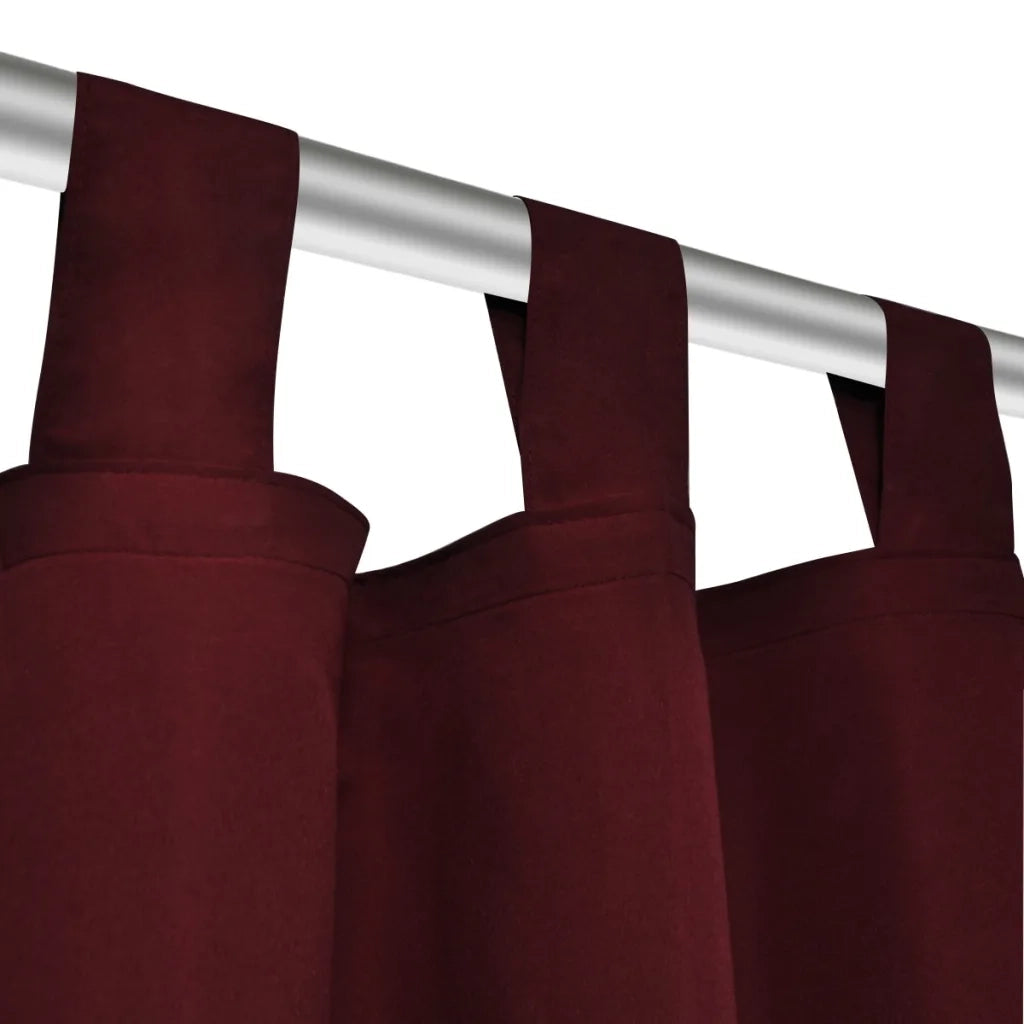 Tende Micro-Raso BordÃ² 2 pezzi con Occhielli 140 x 245 cm cod mxl 63594