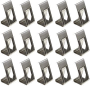 Clip per vetrata 50 pezzi - Clip per letto - 3D Printer - Metallo - Argento - Facile da installare