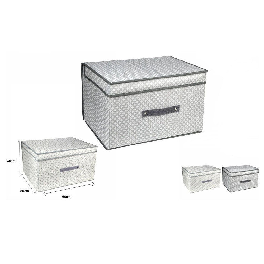 Trade Shop - Scatola Box Salvaspazio Portatutto Contenitore Armadi Organizer 60x50x40cm 53030 -