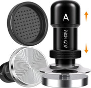 Tampone espresso da 53 mm in acciaio inossidabile con manico a mano