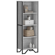 Libreria Grigio Sonoma 50x31x137,5 cm in Truciolato 848612