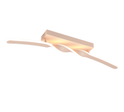 Plafoniera LED, metallo, sabbia, L 80 cm, Ginko