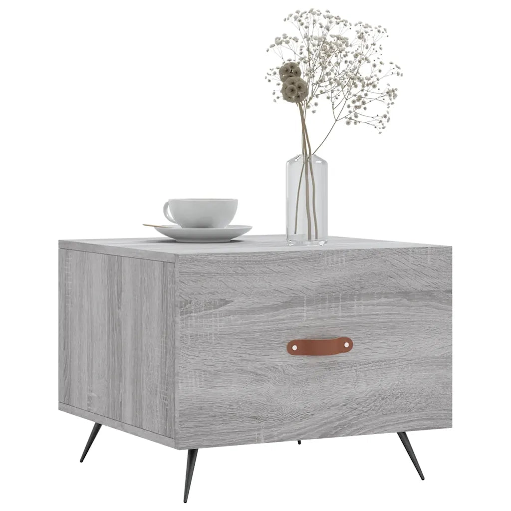 Tavolino da salotto | Tavolino da caff¨¨ | Tavolino da Soggiorno Grigio Sonoma 50x50x40 cm Legno Multistrato