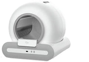 Bacino per gatti automatico - Bacino per gatti self-cleaning - Bacino per gatti igienico - Bacino per gatti intelligente - Tecnologia avanzata - Bianco