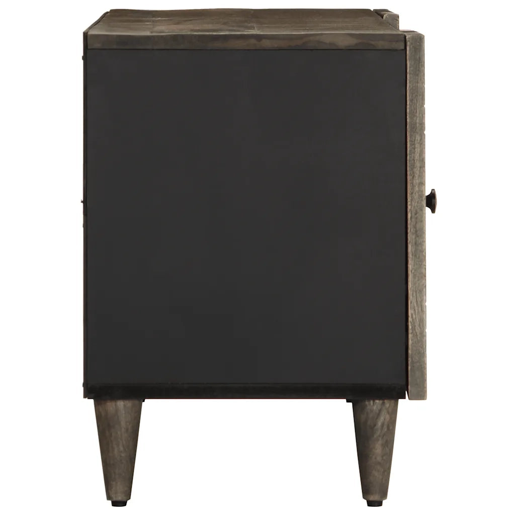 Mobile Porta TV Grigio Chiaro 105x33,5x46 cm in Legno Mango 4017792
