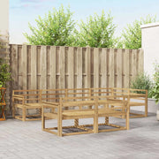 Set di divani da esterno 8 pcs Bianco 327 x 168,5 x 73 cm 3386573