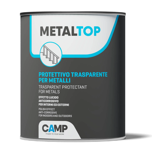 Metal top protettivo trasparente per metalli effetto lucido antiruggine 1 litro