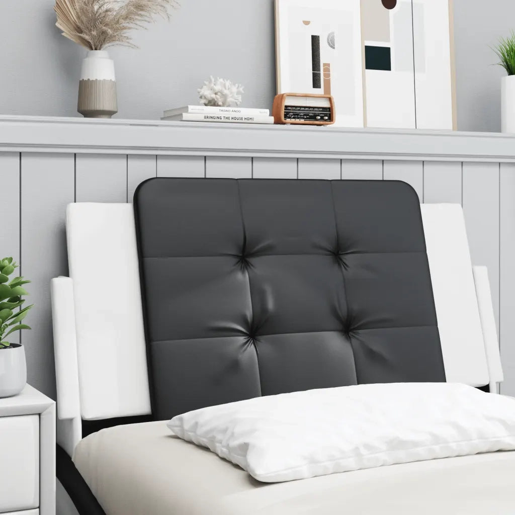 Cuscino Testiera Zadar Nero e Bianco 100 cm in Similpelle CFW4946928