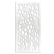 ALVEARE - Pannello in PVC traforato - Parasole Misura: 47x94 cm, Colore: bianco