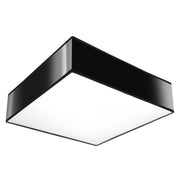Plafoniera quadrata ANUBIS 35 cm nera 2xE27 Pure Lume