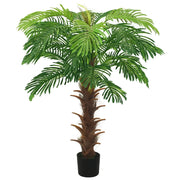 Palma Cycas Artificiale con Vaso 140 cm Verde CFW1664846