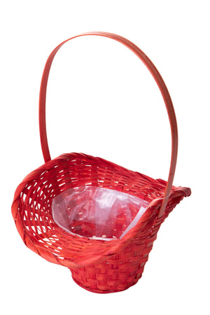 Set 4 Cesti Cappelli Vimini Ø 10 Int 35H cm