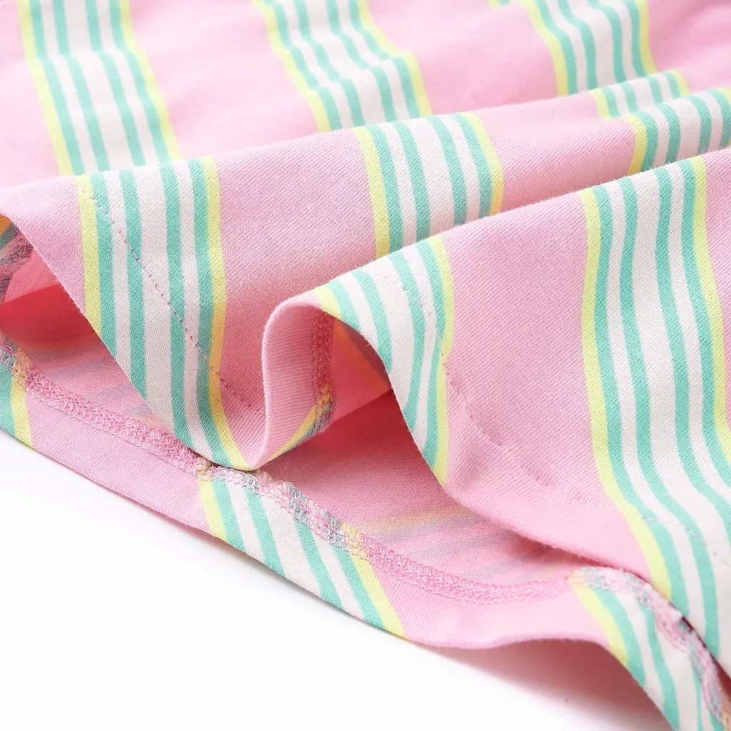 Abito da Bambina con Coulisse Senza Maniche Rosa 104 CFW9702468