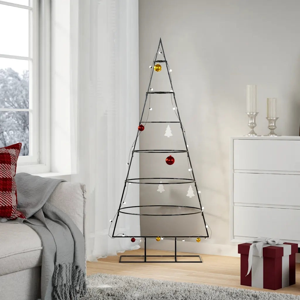 Albero di Natale | Decorazioni natalizie in metallo 150 cm Acciaio Verniciato a Polvere