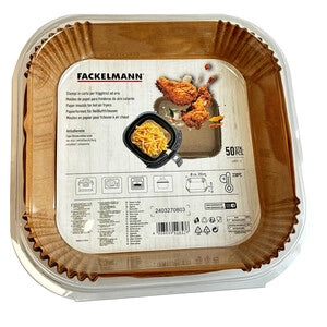 STAMPO CARTA AIRFRYER QUADRATA 20CM 50PZ- FACKELMANN- 6,0 pz