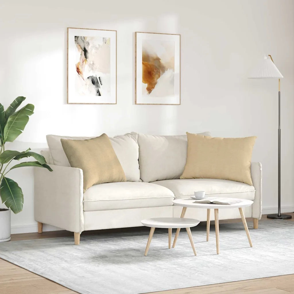 Cuscini da Divano 2 pz | Cuscini per sedie Grigio Verde 70 x 50 cm